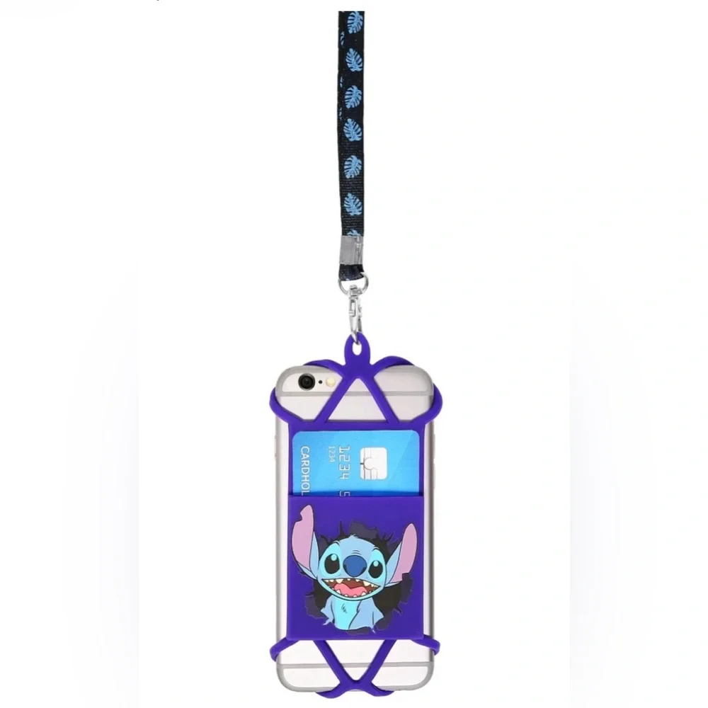 Disney Lilo & Stitch Smartphone Detachable Lanyard HolderX2